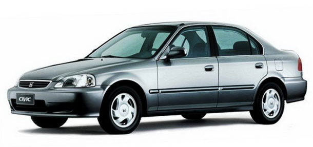 Автомобильные коврики EVA для Honda Civic VI 5D лифтбек (1995-2001)